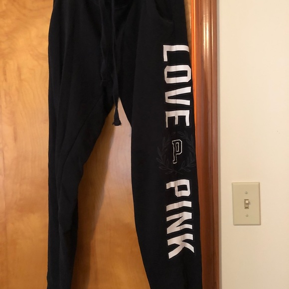 PINK Victoria's Secret Pants - PINK black joggers